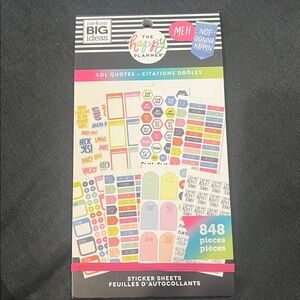 The Happy Planner Quotes Stickers 848 pieces